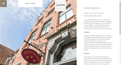 Desktop Screenshot of hoteljacobs.be