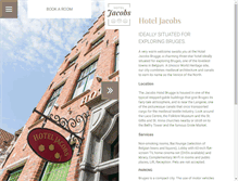 Tablet Screenshot of hoteljacobs.be